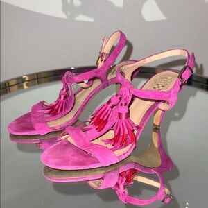 Pink Tassel Women's Sandals